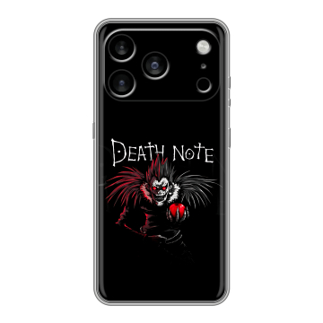 Силиконовый чехол на Iphone 17 Pro Max с принтом Death note Тетрадь смерти Силиконовый чехол на Iphone 17 Pro Max с принтом Death note Тетрадь смерти