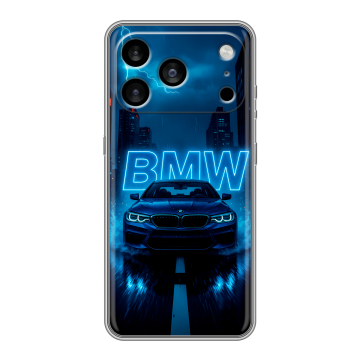 Силиконовый чехол на Iphone 17 Pro Max с принтом BMW БМВ Силиконовый чехол на Iphone 17 Pro Max с принтом BMW БМВ