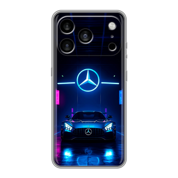 Силиконовый чехол на Iphone 17 Pro Max с принтом Mercedes Мерседес Силиконовый чехол на Iphone 17 Pro Max с принтом Mercedes Мерседес