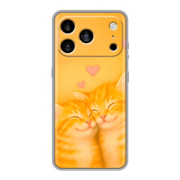 Силиконовый чехол на Iphone 17 Pro Max с принтом Милые котята Силиконовый чехол на Iphone 17 Pro Max с принтом Милые котята