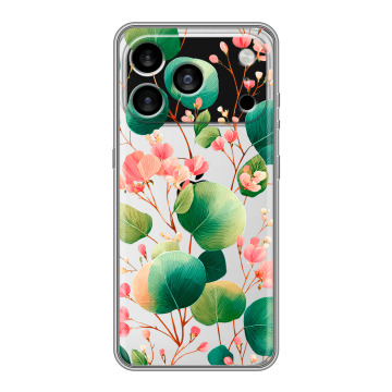 Силиконовый чехол на Iphone 17 Pro Max с принтом женский