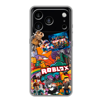 Силиконовый чехол на Iphone 17 Pro Max с принтом Roblox Роблокс Силиконовый чехол на Iphone 17 Pro Max с принтом Roblox Роблокс