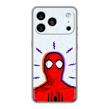 Силиконовый чехол на Iphone 17 Pro Max с принтом Spiderman Человек паук