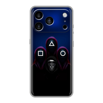 Силиконовый чехол на Iphone 17 Pro Max с принтом Игра Кальмара Силиконовый чехол на Iphone 17 Pro Max с принтом Игра Кальмара