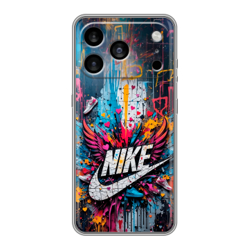 Силиконовый чехол на Iphone 17 Pro Max с принтом Nike Найк Силиконовый чехол на Iphone 17 Pro Max с принтом Nike Найк