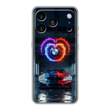 Силиконовый чехол на Iphone 17 Pro Max с принтом BMW БМВ Силиконовый чехол на Iphone 17 Pro Max с принтом BMW БМВ
