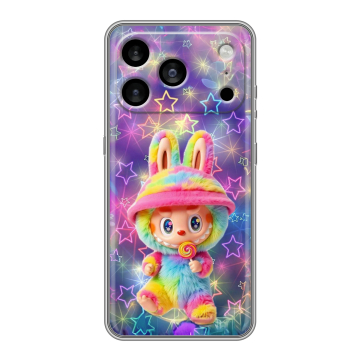 Силиконовый чехол на Iphone 17 Pro Max с принтом Labubu Лабубу Силиконовый чехол на Iphone 17 Pro Max с принтом Labubu Лабубу