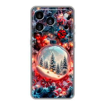 Силиконовый чехол на Iphone 17 Pro Max с принтом Новый год Силиконовый чехол на Iphone 17 Pro Max с принтом Новый год