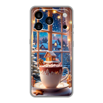 Силиконовый чехол на Iphone 17 Pro Max с принтом Новый год Силиконовый чехол на Iphone 17 Pro Max с принтом Новый год