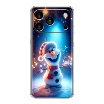 Силиконовый чехол на Iphone 17 Pro Max с принтом Новый год