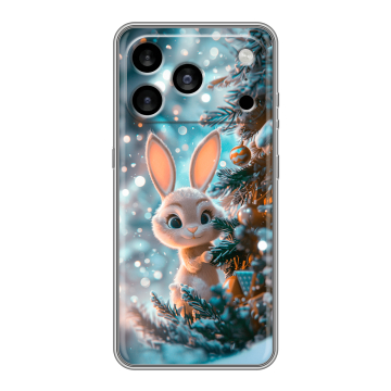 Силиконовый чехол на Iphone 17 Pro Max с принтом Новый год