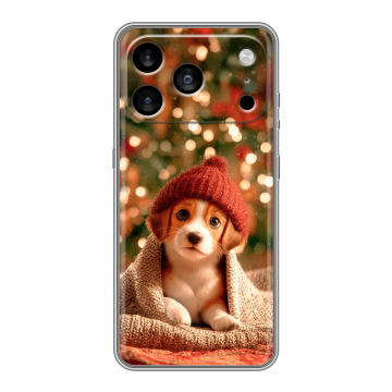 Силиконовый чехол на Iphone 17 Pro Max с принтом Новый год
