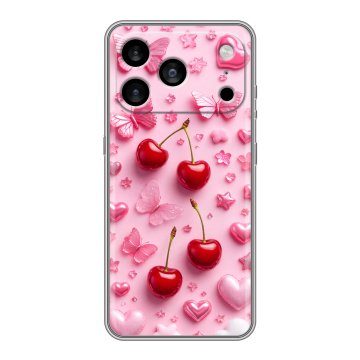 Силиконовый чехол на Iphone 17 Pro Max с принтом для девочек Силиконовый чехол на Iphone 17 Pro Max с принтом для девочек