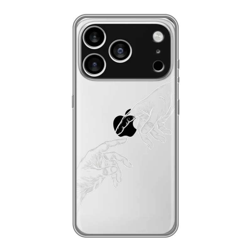 Силиконовый чехол на Iphone 17 Pro Max с принтом Сотворение мира Силиконовый чехол на Iphone 17 Pro Max с принтом Сотворение мира