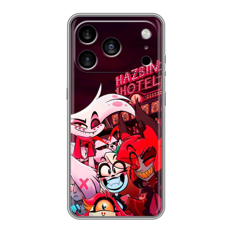Силиконовый чехол на Iphone 17 Pro Max с принтом Hazbin Hotel Отель Хазбин Силиконовый чехол на Iphone 17 Pro Max с принтом Hazbin Hotel Отель Хазбин