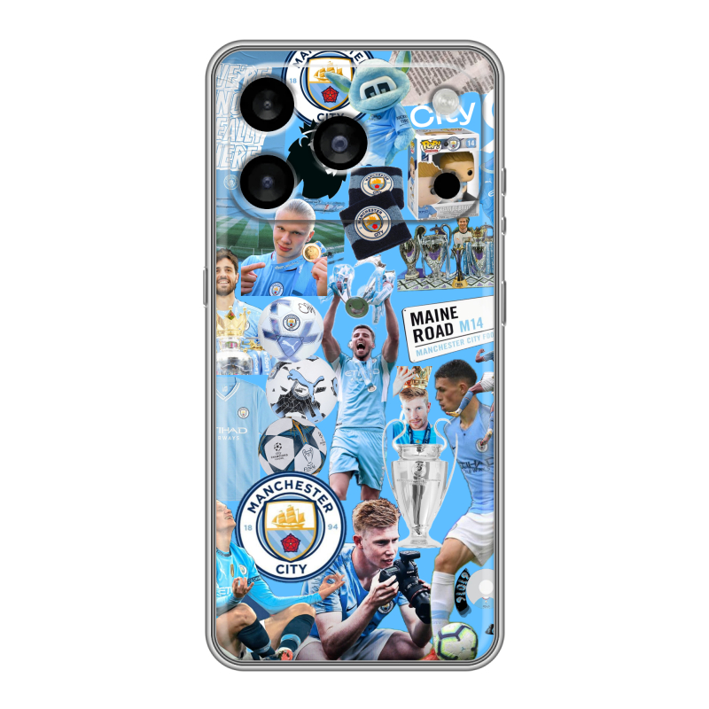 Силиконовый чехол на Iphone 17 Pro Max с принтом Man City Манчестер Сити Силиконовый чехол на Iphone 17 Pro Max с принтом Man City Манчестер Сити