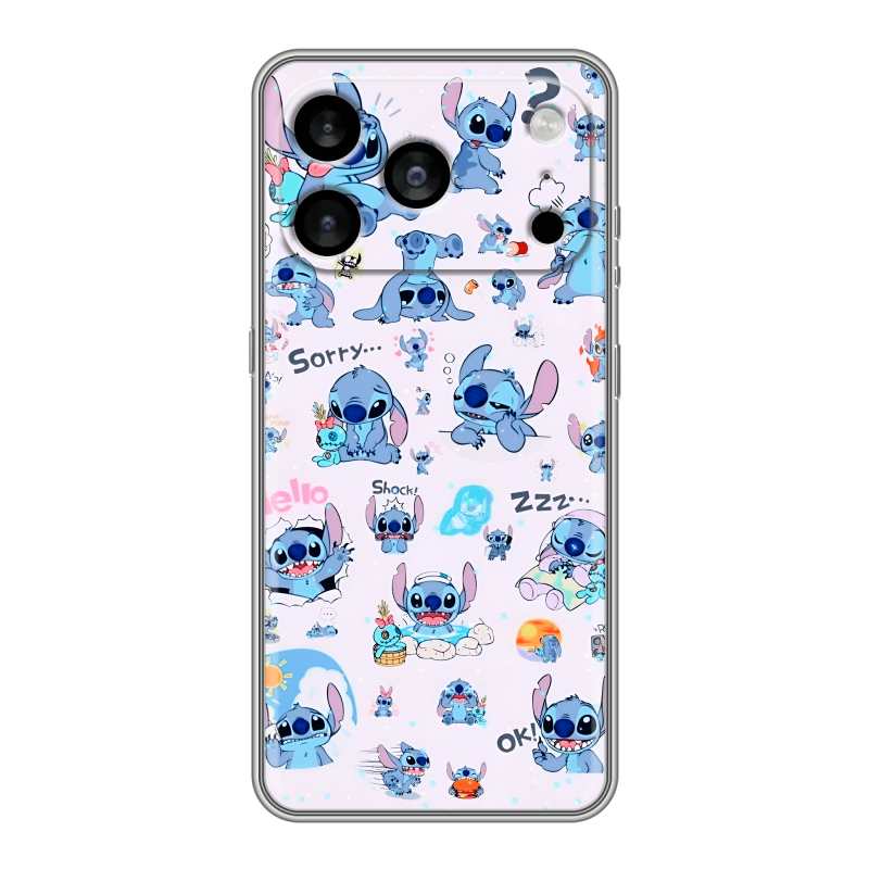 Силиконовый чехол на Iphone 17 Pro Max с принтом Лило и Стич Силиконовый чехол на Iphone 17 Pro Max с принтом Лило и Стич
