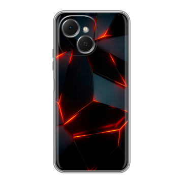 Силиконовый чехол на Tecno Spark 40C с принтом Яркие абстракции Силиконовый чехол на Tecno Spark 40C с принтом Яркие абстракции