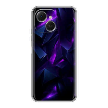 Силиконовый чехол на Tecno Spark 40C с принтом Абстракиция