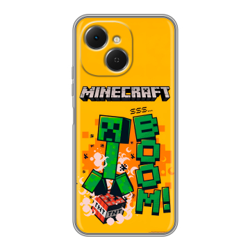 Силиконовый чехол на Tecno Spark 40C с принтом Майнкрафт Minecraft Силиконовый чехол на Tecno Spark 40C с принтом Майнкрафт Minecraft