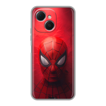 Силиконовый чехол на Tecno Spark 40C с принтом Spiderman Человек паук Силиконовый чехол на Tecno Spark 40C с принтом Spiderman Человек паук