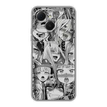 Силиконовый чехол на Tecno Spark 40C с принтом Ahegao Ахегао Аниме Силиконовый чехол на Tecno Spark 40C с принтом Ahegao Ахегао Аниме