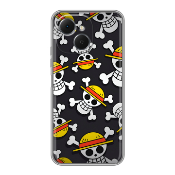Силиконовый чехол на Tecno Spark 40C с принтом One Piece Ван Пис Силиконовый чехол на Tecno Spark 40C с принтом One Piece Ван Пис