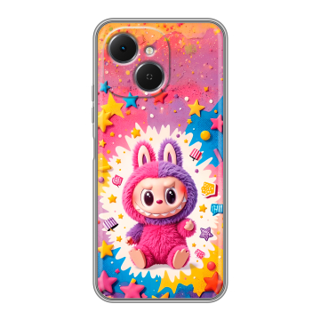 Силиконовый чехол на Tecno Spark 40C с принтом Labubu Лабубу Силиконовый чехол на Tecno Spark 40C с принтом Labubu Лабубу