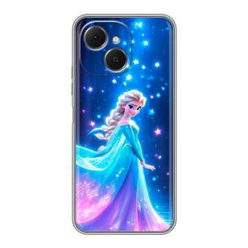 Силиконовый чехол на Tecno Spark 40C с принтом Холодное сердце Frozen Силиконовый чехол на Tecno Spark 40C с принтом Холодное сердце Frozen