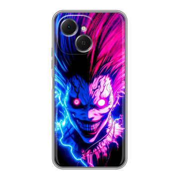 Силиконовый чехол на Tecno Spark 40C с принтом Death note Тетрадь смерти Силиконовый чехол на Tecno Spark 40C с принтом Death note Тетрадь смерти