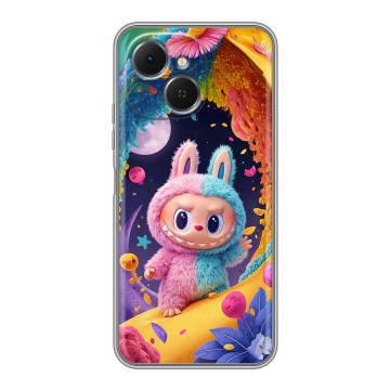 Силиконовый чехол на Tecno Spark 40C с принтом Labubu Лабубу Силиконовый чехол на Tecno Spark 40C с принтом Labubu Лабубу