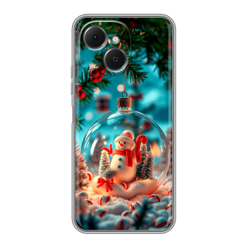 Силиконовый чехол на Tecno Spark 40C с принтом Новый год Силиконовый чехол на Tecno Spark 40C с принтом Новый год