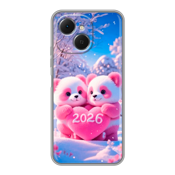 Силиконовый чехол на Tecno Spark 40C с принтом Новый год Силиконовый чехол на Tecno Spark 40C с принтом Новый год