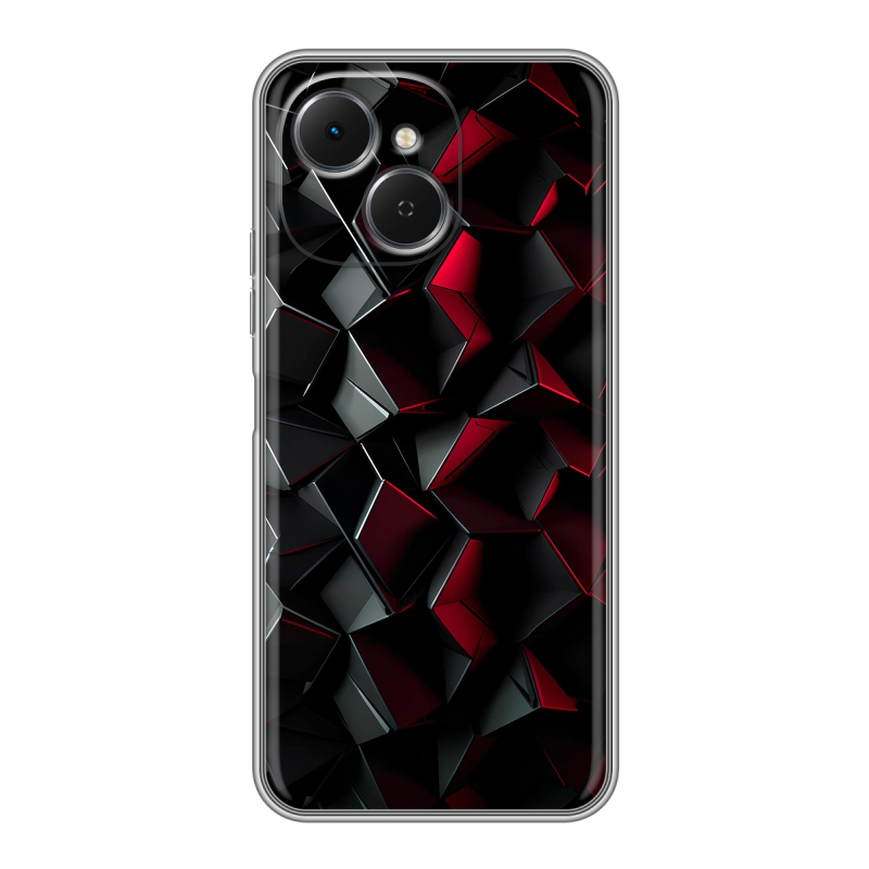 Силиконовый чехол на Tecno Spark 40C с принтом Абстракция Силиконовый чехол на Tecno Spark 40C с принтом Абстракция