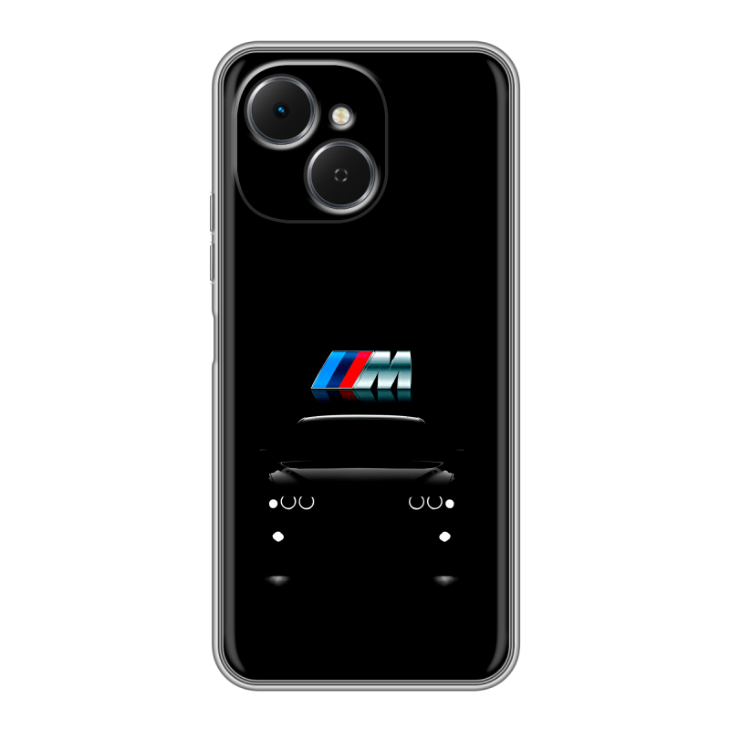 Силиконовый чехол на Tecno Spark 40C с принтом БМВ BMW Силиконовый чехол на Tecno Spark 40C с принтом БМВ BMW