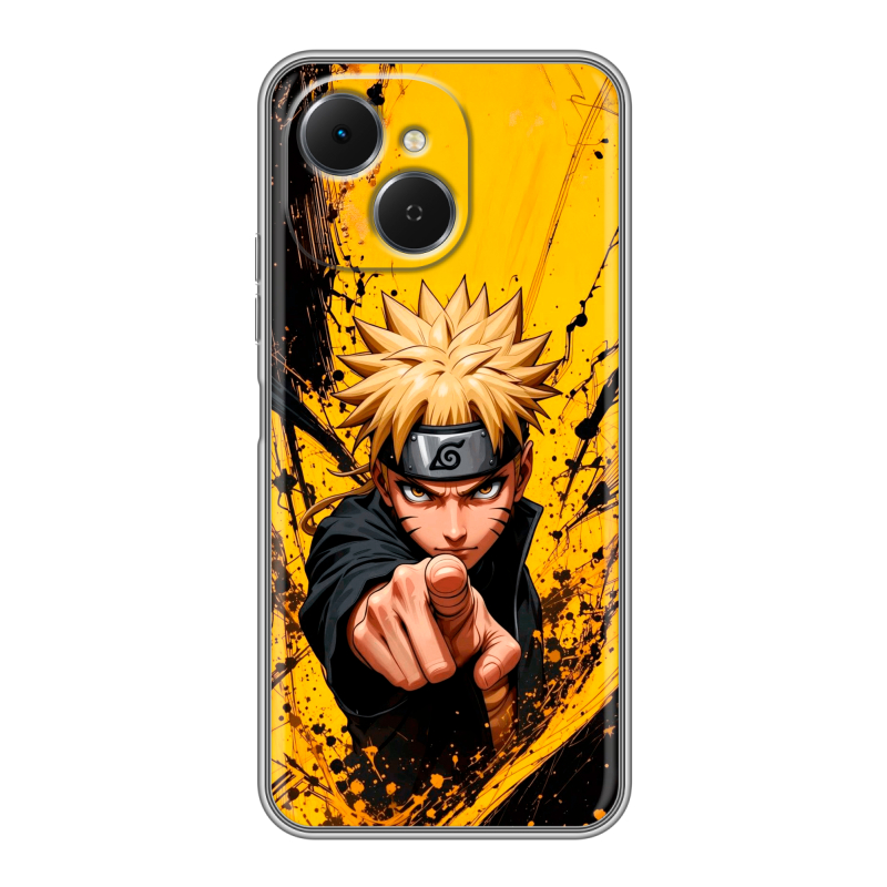 Силиконовый чехол на Tecno Spark 40C с принтом Naruto Наруто Силиконовый чехол на Tecno Spark 40C с принтом Naruto Наруто