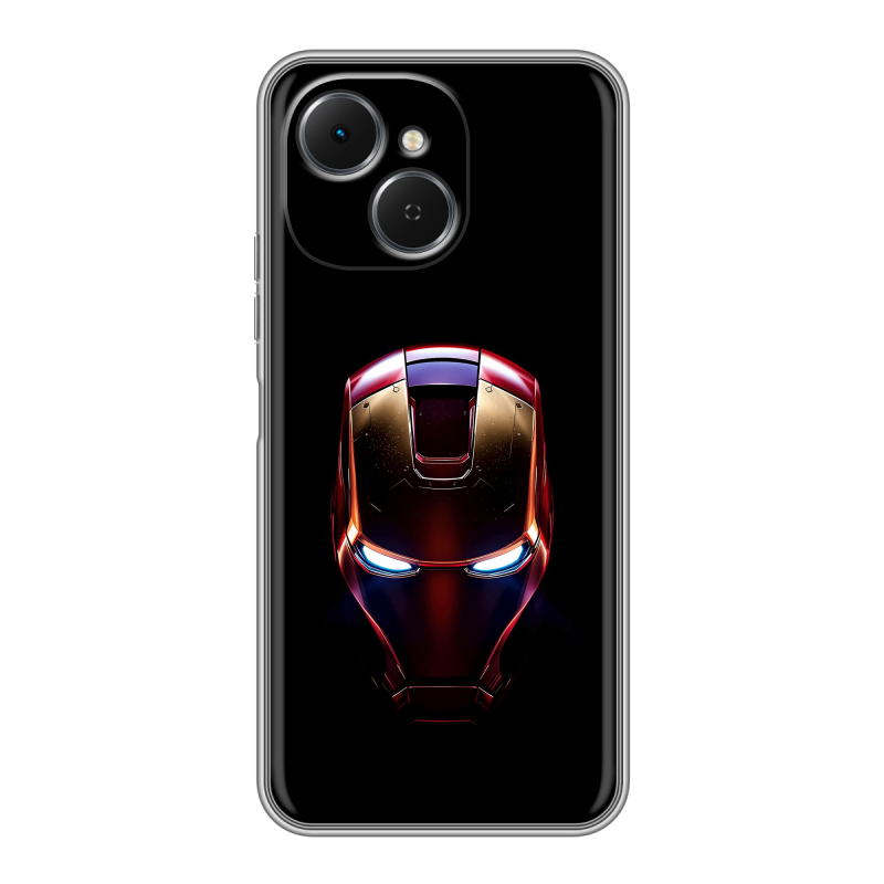 Силиконовый чехол на Tecno Spark 40C с принтом IronMan Железный человек Силиконовый чехол на Tecno Spark 40C с принтом IronMan Железный человек