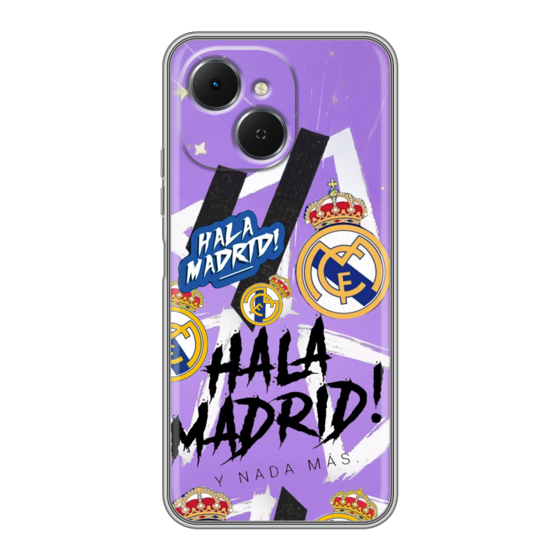 Силиконовый чехол на Tecno Spark 40C с принтом Real Madrid Реал Мадрид Силиконовый чехол на Tecno Spark 40C с принтом Real Madrid Реал Мадрид