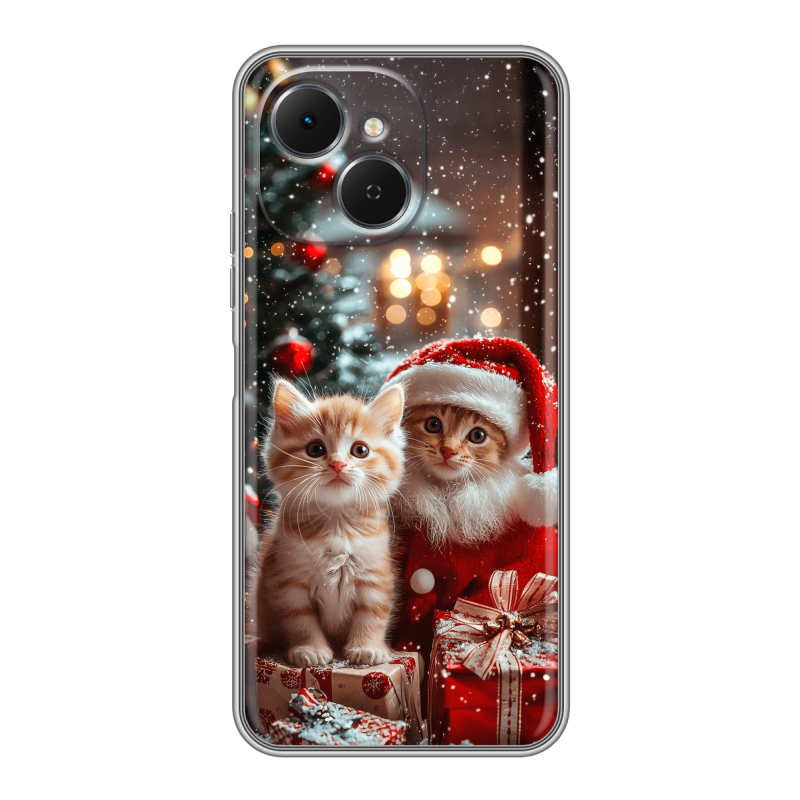 Силиконовый чехол на Tecno Spark 40C с принтом Новый год Силиконовый чехол на Tecno Spark 40C с принтом Новый год