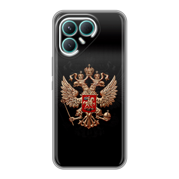 Силиконовый чехол на Tecno Pova 7 Pro 5G с принтом Герб России Силиконовый чехол на Tecno Pova 7 Pro 5G с принтом Герб России