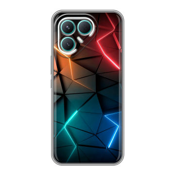 Силиконовый чехол на Tecno Pova 7 Pro 5G с принтом Абстракция неон Силиконовый чехол на Tecno Pova 7 Pro 5G с принтом Абстракция неон