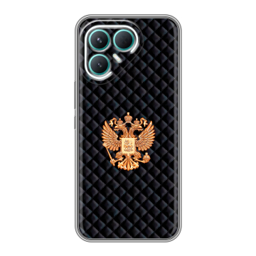 Силиконовый чехол на Tecno Pova 7 Pro 5G с принтом Герб России принт Силиконовый чехол на Tecno Pova 7 Pro 5G с принтом Герб России принт
