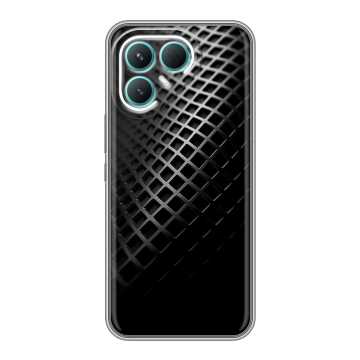 Силиконовый чехол на Tecno Pova 7 Pro 5G с принтом Текстура металла