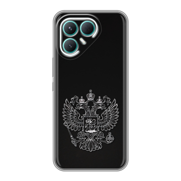 Силиконовый чехол на Tecno Pova 7 Pro 5G с принтом Герб России