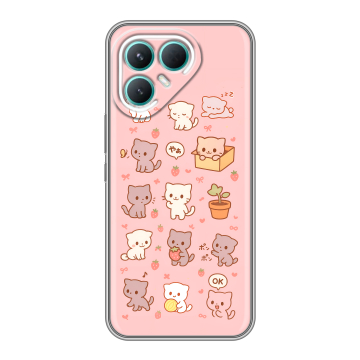 Силиконовый чехол на Tecno Pova 7 Pro 5G с принтом Hello Kitty Хелоу Кити Силиконовый чехол на Tecno Pova 7 Pro 5G с принтом Hello Kitty Хелоу Кити