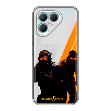 Силиконовый чехол на Tecno Pova 7 Pro 5G с принтом Контер страйк Counter strike Силиконовый чехол на Tecno Pova 7 Pro 5G с принтом Контер страйк Counter strike