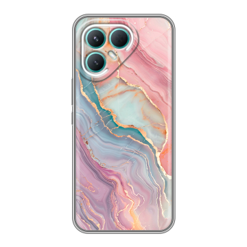 Силиконовый чехол на Tecno Pova 7 Pro 5G с принтом розовый мрамор Силиконовый чехол на Tecno Pova 7 Pro 5G с принтом розовый мрамор