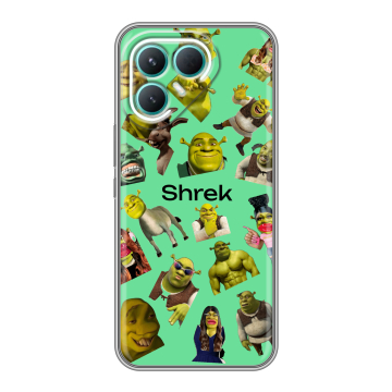 Силиконовый чехол на Tecno Pova 7 Pro 5G с принтом Шрек Shrek Силиконовый чехол на Tecno Pova 7 Pro 5G с принтом Шрек Shrek