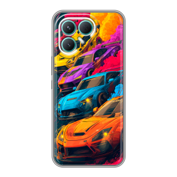 Силиконовый чехол на Tecno Pova 7 Pro 5G с принтом Тачки Силиконовый чехол на Tecno Pova 7 Pro 5G с принтом Тачки