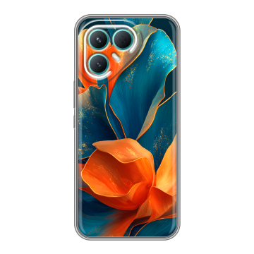 Силиконовый чехол на Tecno Pova 7 Pro 5G с принтом Цветы Силиконовый чехол на Tecno Pova 7 Pro 5G с принтом Цветы